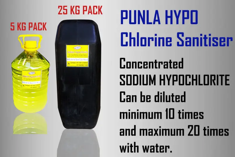 Sodium hypochlorite in mathura